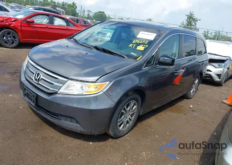 2012 Honda Odyssey Ex-L z USA, uszkodzony, nr VIN 5FNRL5H6XCB129745